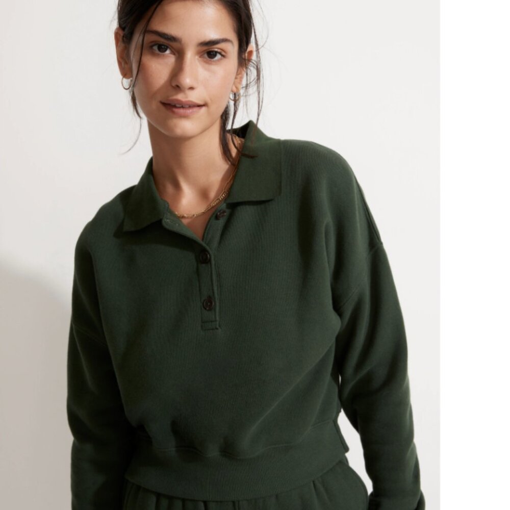 MWL Betterterry Cropped Polo Shirt